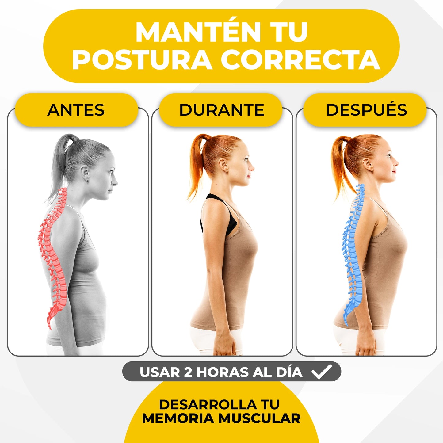 Corrector De Espalda Backora